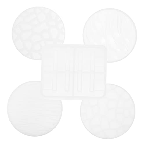 1 Satz Diy Silikon Cup Mat Coaster Form Teiliges Gießharz Modell für Bastelprojekte Wiederverwendbar und Leicht zu Reinigen für Kaffeetassen und von Uonlytech