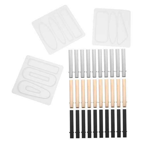 1 Satz Diy Silikon Formen für Haarschmuck Teiliges mit Epoxidharz Gießformen für Haarnadeln Einschließlich Goldenen Silbernen und Schwarzen Zubehörteilen für Haaraccessoires 1 Satz Diy Silikon Formen für Haarschmuck Teiliges mit Epoxidharz Gießformen für Haarnadeln Einschließlich Goldenen Silbernen und Schwarzen Zubehörteilen für Haaraccessoires von Uonlytech