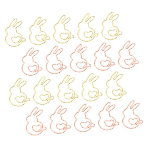 1 Satz Kreative Tier Büroklammern Goldene Und Roségoldene Papierecken Für Büro Schule Und Bastelprojekte Stabil Und Gestaltet 20 Stück 1 Satz Kreative Tier Büroklammern Goldene Und Roségoldene Papierecken Für Büro Schule Und Bastelprojekte Stabil Und Gestaltet 20 Stück von Uonlytech