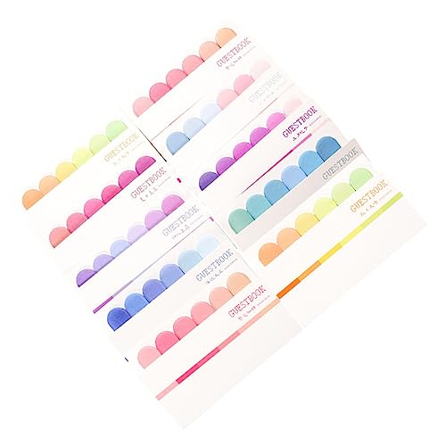1 Satz Seitenmarker Selbstklebende Indextabs Beschreibbare Sticky Page Marker Für Büro Schule Und Zuhause Praktische Haftnotizen Zufälligen Zufällige Farbe 10 Stück von Uonlytech