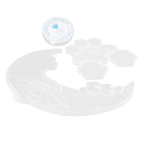 1 Satz Silikonform für Epoxidharz Mond Bienen Gießform DIY Schmuckherstellung Details Langlebig und Praktisch für Bastelprojekte mit Uv Harz 1 Satz Silikonform für Epoxidharz Mond Bienen Gießform DIY Schmuckherstellung Details Langlebig und Praktisch für Bastelprojekte mit Uv Harz von Uonlytech