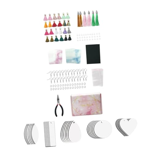 1 Satz Sublimation Ohrringe Diy Leere Hitzeübertragungs Ohranhänger Blanke Sublimations Ohrstecker für Personalisierte von Uonlytech