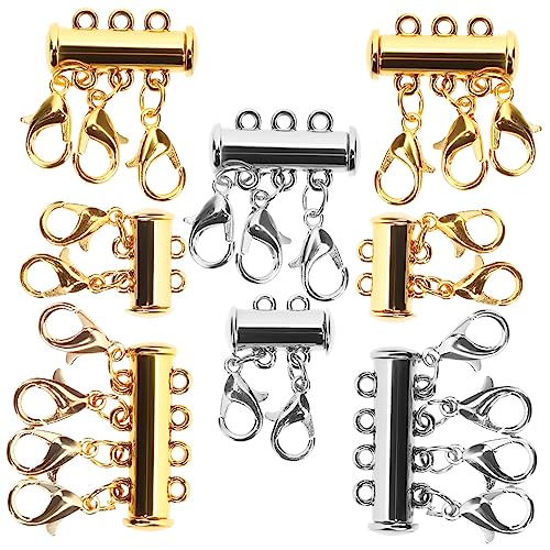 1 Satz Teiliges Magnetverschluss Für Armbänder Für Mehrlagige Schmuckstücke Einfaches Anbringen Und Trennen Hochwertige Und Langlebige Materialien Modisches Design 8 Stück 1 Satz Teiliges Magnetverschluss Für Armbänder Für Mehrlagige Schmuckstücke Einfaches Anbringen Und Trennen Hochwertige Und Langlebige Materialien Modisches Design 8 Stück von Uonlytech