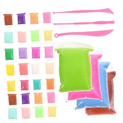 1 Satz Ultraleichter Knete für Farben Lufttrocknend Diy Modelliermasse für Basteln für Jungen und Einfach zu Formen Reinigen von Uonlytech