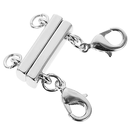 1 Stück Magnetischer Verbindungsknoten für Schichten Halskette Connector für Diy Schmuck Robust und Installieren Verwenden von Uonlytech