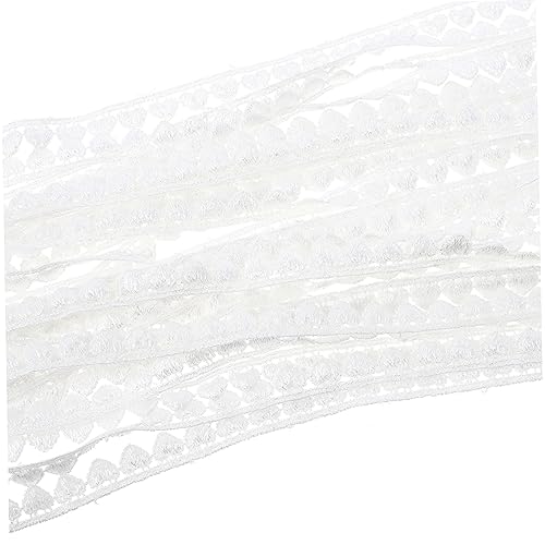 1 Stück Weißer Herzspitzen Lace Trim Yards Diy Nähzubehör für Hochzeitskleider und Handwerksprojekte Vielseitig Einsetzbar und Elegant 1 Stück Weißer Herzspitzen Lace Trim Yards Diy Nähzubehör für Hochzeitskleider und Handwerksprojekte Vielseitig Einsetzbar und Elegant von Uonlytech