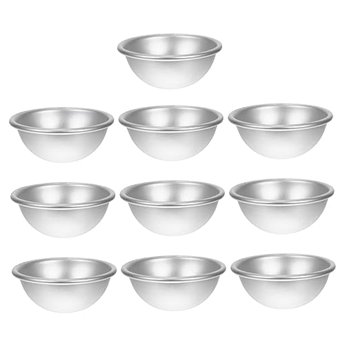 10 Stück Teiliges Aluminium Badekugeln Formen Diy Gießformen für Badebomben Praktische Silikonformen für Erwachsene Langlebig Handwerk und Lebensmittelherstellung 10 Stück Teiliges Aluminium Badekugeln Formen Diy Gießformen für Badebomben Praktische Silikonformen für Erwachsene Langlebig Handwerk und Lebensmittelherstellung von Uonlytech