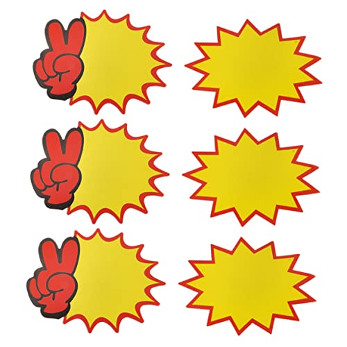 100Stücke Preisetiketten Star Burst Aufkleberpapier für Einzelhandel Neonfarben Vielseitig Einsetzbar für Geschäfte und Flohmärkte von Uonlytech