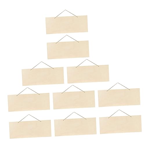 10Stücke Blanko Holzschilder zum Unvollendete Hängende Holzplatten für DIY Bastelprojekte Hochzeiten Dekorationen und Geschenketiketten 10Stücke Blanko Holzschilder zum Unvollendete Hängende Holzplatten für DIY Bastelprojekte Hochzeiten Dekorationen und Geschenketiketten von Uonlytech