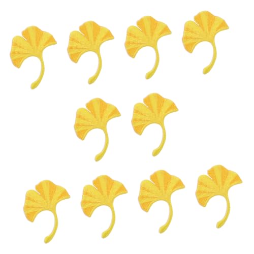 10Stücke Ginkgo Blattform Applikationen Selbstklebende Stoffpatches für Kleidung DIY Dekoration Langlebig Reparieren von Löchern 10Stücke Ginkgo Blattform Applikationen Selbstklebende Stoffpatches für Kleidung DIY Dekoration Langlebig Reparieren von Löchern von Uonlytech