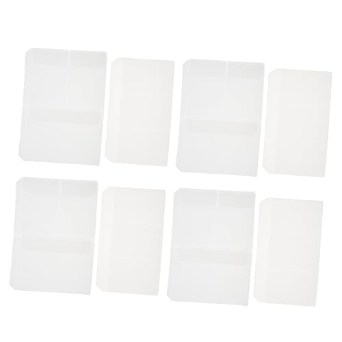10Stücke Teiliges Eva Zipper Style Karten Sammelbeutel Praktische Aufbewahrungstaschen für Notizen und Visitenkarten Transparent Langlebig Lose von Uonlytech