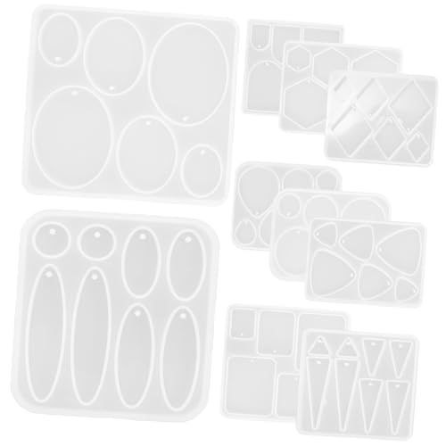 11 Stück Teiliges Gießformen für Schmuck Epoxidharz Anhänger Diy Ohrringe und Schlüsselanhänger Einfach zu Reinigen und Wiederverwendbar 11 Stück Teiliges Gießformen für Schmuck Epoxidharz Anhänger Diy Ohrringe und Schlüsselanhänger Einfach zu Reinigen und Wiederverwendbar von Uonlytech