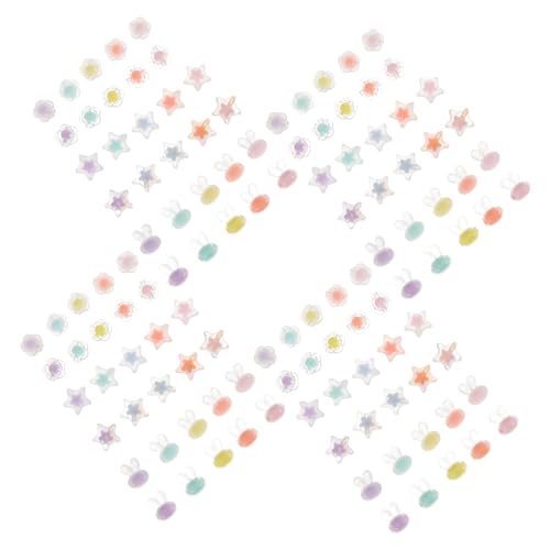 120 Stück Diy Spacer Perlen Kunststoffperlen für Schmuckherstellung Handarbeiten Armbänder und Diy Projekte Herz und Blumenformen von Uonlytech
