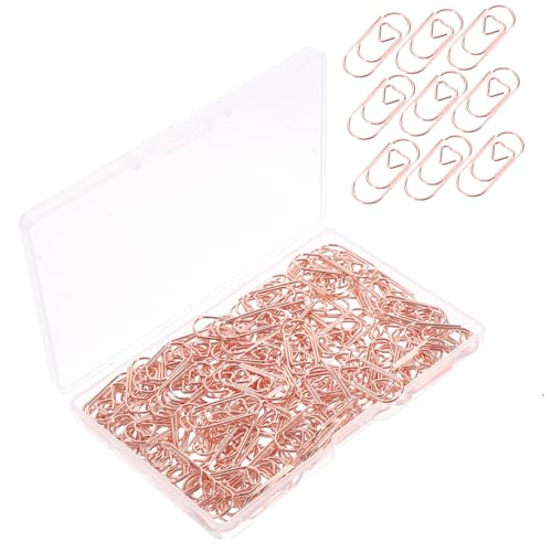 150 Stück Herzförmige Büroklammern Dekorative Metall Papierclips für Dokumente Schule und Büro und Vielseitig 150 Stück Herzförmige Büroklammern Dekorative Metall Papierclips für Dokumente Schule und Büro und Vielseitig von Uonlytech