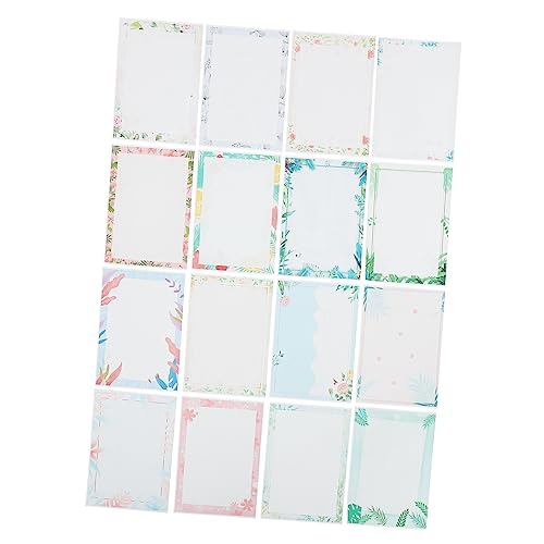 160 Stück Briefpapier mit Floralem Randdesign Dekoratives Schreibpapier mit Frischen Blumen und Grünmustern für Briefe Notizen und Kreative Projekte 160 Stück Briefpapier mit Floralem Randdesign Dekoratives Schreibpapier mit Frischen Blumen und Grünmustern für Briefe Notizen und Kreative Projekte von Uonlytech