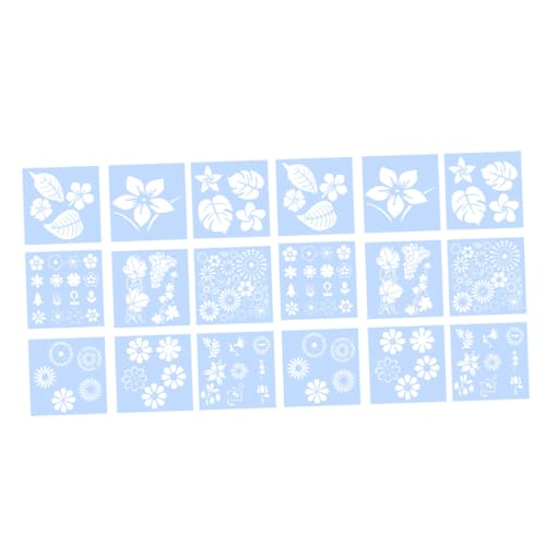 18 Teiliges Blumenformen Set Bastelvorlage Blumenvorlagen Schablone DIY Vorlagen Malvorlagen Zeichenvorlage Zeichenschablone Hohle Malvorlage Das Haustier Weiß 18 Teiliges Blumenformen Set Bastelvorlage Blumenvorlagen Schablone DIY Vorlagen Malvorlagen Zeichenvorlage Zeichenschablone Hohle Malvorlage Das Haustier Weiß von Uonlytech