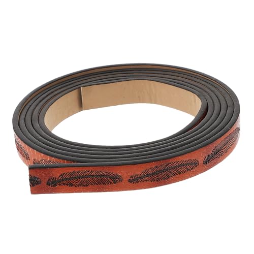 1Rolle DIY Lederarmband Halbfertigen Lederstreifen PU Druckdesign für Schmuckherstellung Bastelprojekte und Handwerksarbeiten Langlebig und Vielseitig Einsetzbar von Uonlytech