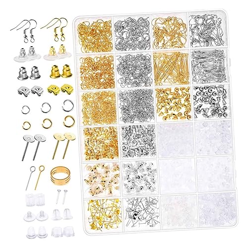 1Satz DIY Ohrring Zubehör Ohrring Backs Ohrstöpsel Ohrnadelzubehör für Schmuckherstellung für Anfänger und Profis Langlebigem Gefertigt 1Satz DIY Ohrring Zubehör Ohrring Backs Ohrstöpsel Ohrnadelzubehör für Schmuckherstellung für Anfänger und Profis Langlebigem Gefertigt von Uonlytech