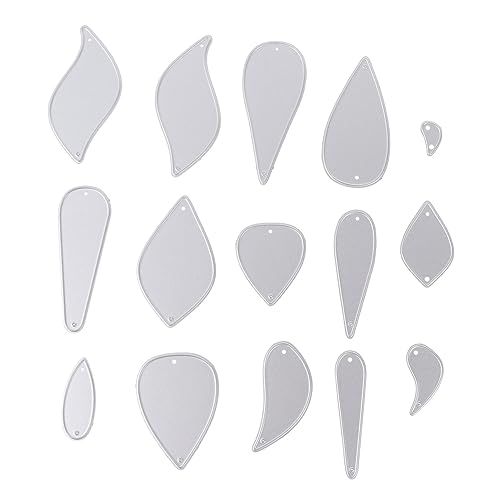 1Satz DIY Ohrringe Stanzformen Kohlenstoffstahl Leder Schablonen für Bastelprojekte für Karton für Handwerksliebhaber 1Satz DIY Ohrringe Stanzformen Kohlenstoffstahl Leder Schablonen für Bastelprojekte für Karton für Handwerksliebhaber von Uonlytech