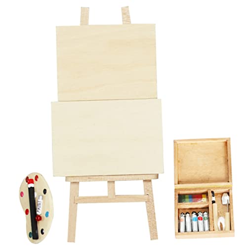 1Satz Puppenhaus Malwerkzeug mit Zeichenbrett Palette und Farbbox Mini Accessoire für Szenen und Weihnachtsdekoration 1Satz Puppenhaus Malwerkzeug mit Zeichenbrett Palette und Farbbox Mini Accessoire für Szenen und Weihnachtsdekoration von Uonlytech