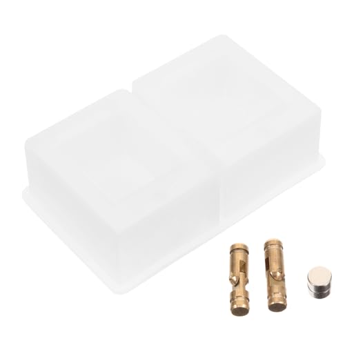 1Satz Silikonform für DIY Ringkasten Epoxidharz Gießform für Schmuck Aufbewahrung Magneten und Scharnieren Heimwerkerprojekte 1Satz Silikonform für DIY Ringkasten Epoxidharz Gießform für Schmuck Aufbewahrung Magneten und Scharnieren Heimwerkerprojekte von Uonlytech