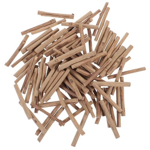 Uonlytech 1Tasche Holzstäbchen für Diy-projekte Unbehandelte Holzstäbe Langlebig und Praktisch für Bastelarbeiten Geeignet für Eltern-junge Mädchen-aktivitäten und Schulprojekte von Uonlytech