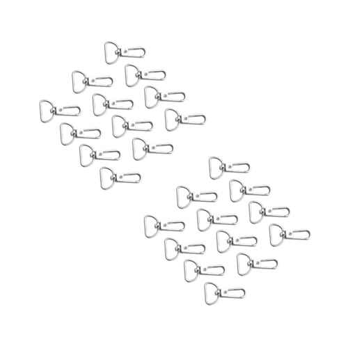 2 Sätze Diy Schlüsselanhänger Buckles Robuste Verbindungsschnallen Für Bastelprojekte Und Schlüsselanhänger Langlebige Und Praktische Metallverschlüsse 20 Stück * 2 von Uonlytech