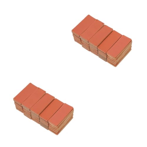 2 Sätze Handgemachte Kleidungsetiketten Aus Leder Diy Für Bekleidung Hüte Druckfarbenwechselnde Hase Biene Nähmaschine Schmetterling 100 Stück * 2 von Uonlytech
