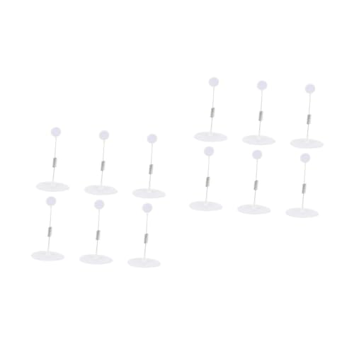 2 Sätze Plastikschild Halter Clips Für Preisschilder Mit Rundbasis Für Supermärkte Geschäfte Und Werbung Einfache Handhabung Aus Hochwertigem Gefertigt 6 Stück * 2 von Uonlytech