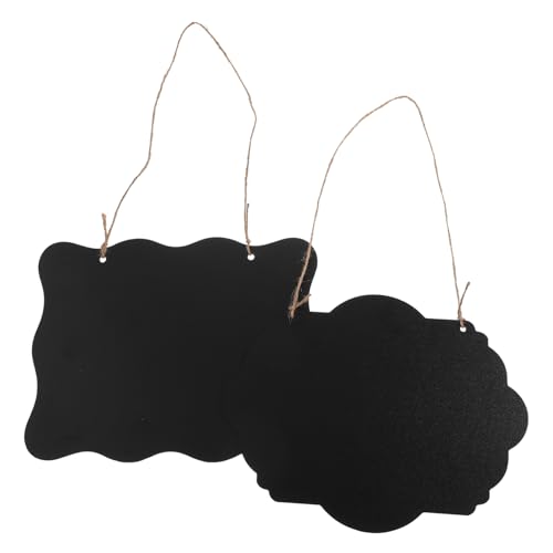 2 Stück Blackboard Logo Board Block Tafelschild Zum Aufhängen Pinnwände Für Büros Tafelschild Für Den Tisch Wandtafel Kreidetafel Für Die Wand Zeichenbrett Groß Hölzern Schwarz 2 Stück Blackboard Logo Board Block Tafelschild Zum Aufhängen Pinnwände Für Büros Tafelschild Für Den Tisch Wandtafel Kreidetafel Für Die Wand Zeichenbrett Groß Hölzern Schwarz von Uonlytech