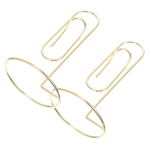 2 Stück Goldene Metall Kartenhalter Stabiler Tischkartenclip für Fotos Notizen und Visitenkarten Design für Büro Hochzeiten und Events von Uonlytech