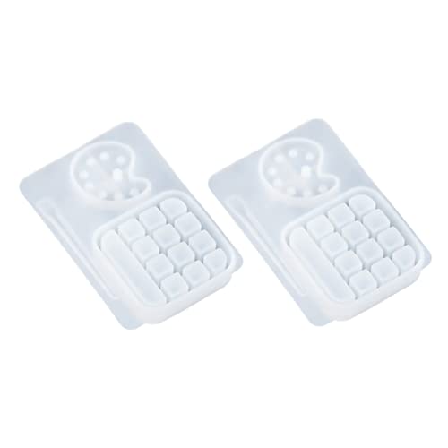 2 Stück Silikon Epoxidharz Formen Diy Kristall Gießformen für Bastelarbeiten Flexible Silikonformen für Projekte Einfach zu Reinigen Entformen 2 Stück Silikon Epoxidharz Formen Diy Kristall Gießformen für Bastelarbeiten Flexible Silikonformen für Projekte Einfach zu Reinigen Entformen von Uonlytech