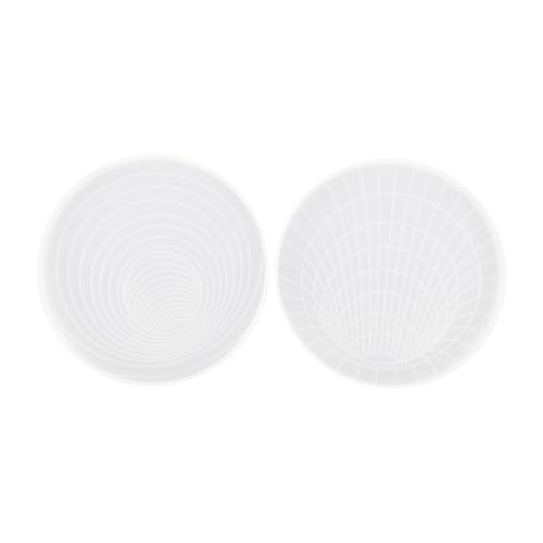 2 Stück Silikon Untersetzer Form Runde Diy Tassenmatte Gießform für Teetassen Widerstandsfähig und Wiederverwendbar für Bastelprojekte von Uonlytech