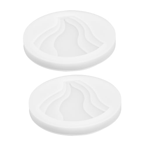 2 Stücke Silikonform für Epoxidharz Diy Untersetzer Gießform mit Einzigartigem Design Bastelprojekte Kinderfreundlich und Leicht zu Reinigen 2 Stücke Silikonform für Epoxidharz Diy Untersetzer Gießform mit Einzigartigem Design Bastelprojekte Kinderfreundlich und Leicht zu Reinigen von Uonlytech