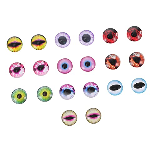 20 Stück Cabochons für Schmuckherstellung Diy Patches mit Augen Designs für Ringe Ohrringe und Mehr Vielseitige Bastelaccessoires für Kunstprojekte von Uonlytech