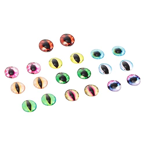 20 Stück Diy Schmuckglas Cabochons Augen Patches für Kunsthandwerk Zufällige Designs für Ohrringe und Ringe 20 Stück Diy Schmuckglas Cabochons Augen Patches für Kunsthandwerk Zufällige Designs für Ohrringe und Ringe von Uonlytech