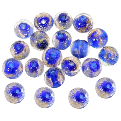 20 Stück Glasperlen Für Schmuckherstellung Spacer Abstandshalterperlen Für Schmuckherstellung Perlen Für Schmuckhersteller Geformt Lose Perlen Kleine Perlen Uv Bunt Blau 20 Stück Glasperlen Für Schmuckherstellung Spacer Abstandshalterperlen Für Schmuckherstellung Perlen Für Schmuckhersteller Geformt Lose Perlen Kleine Perlen Uv Bunt Blau von Uonlytech