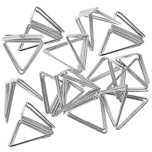 20 Stück Kreative Triangel Memo Clips Tischkartenhalter aus Metall Stabiler Foto und Visitenkartenhalter für Hochzeiten und Events von Uonlytech