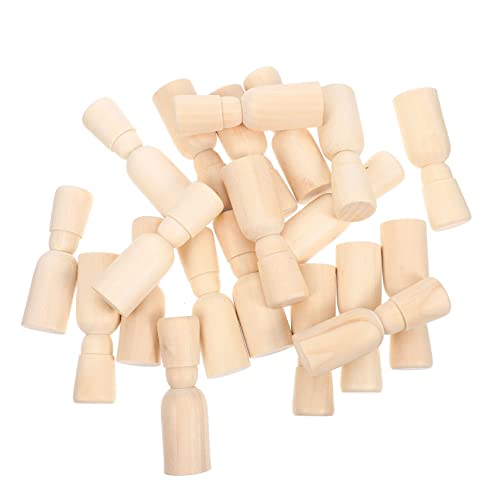 20 Stück Teiliges Holzfiguren mit Hut zum Bemalen Diy Malwerkzeug für Holzspielzeuge Fantasie und Handfertigkeit 20 Stück Teiliges Holzfiguren mit Hut zum Bemalen Diy Malwerkzeug für Holzspielzeuge Fantasie und Handfertigkeit von Uonlytech