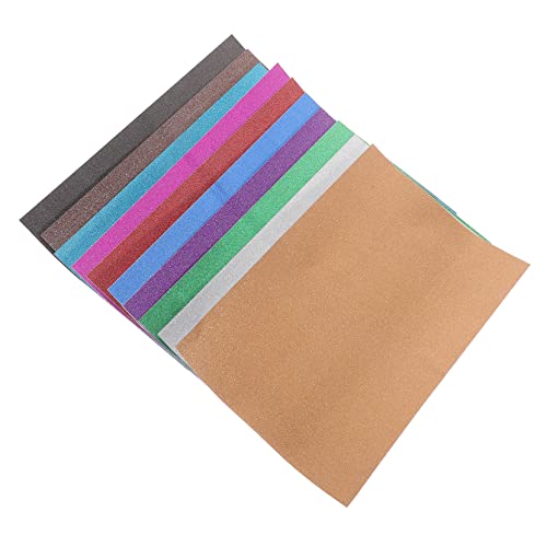 20Blätter Selbstklebendes Glitzer Kartonpapier DIY Bastelmaterialien für Scrapbooking und Projekte Hochwertiges Langlebiges Bastelpapier von Uonlytech