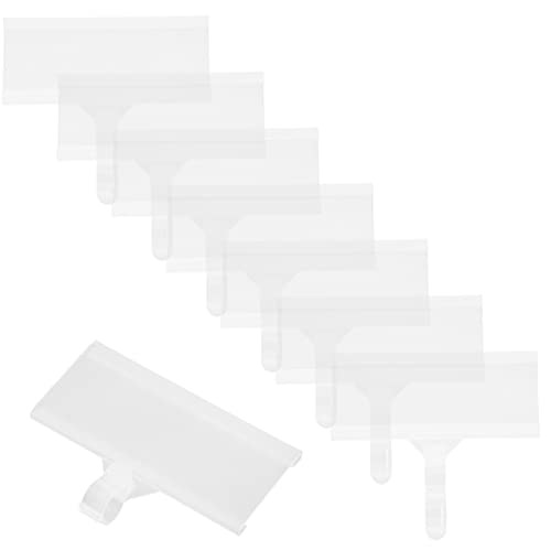 20Stücke Etikettenhalter für Regale Clip Transparent für Supermärkte und Einzelhandel Stabil und Langlebig von Uonlytech