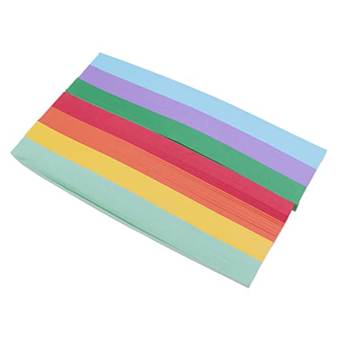 2700 Stück Origami Papier für Sternenbasteln Faltpapierstreifen Regenbogenfarben für Diy Projekte Kinderbasteln und Kunsthandwerke von Uonlytech