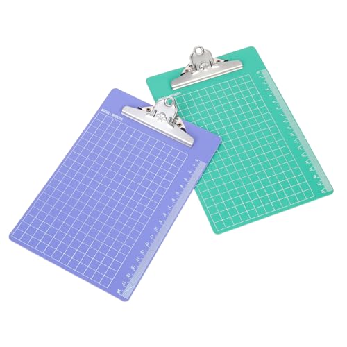 2Stücke Klemmbretter für und Praxis Medizinische Schreibplatten mit Stabilem Clip Vielseitige Zwischenablagen für Notizen von Uonlytech