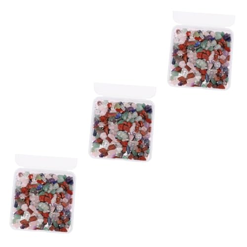 3 Boxen Unregelmäßige Naturstein Perlen für Diy Schmuck Bastelbedarf Natürlichem Stein Lose Steine für Armbänder und Bastelideen 3 Boxen Unregelmäßige Naturstein Perlen für Diy Schmuck Bastelbedarf Natürlichem Stein Lose Steine für Armbänder und Bastelideen von Uonlytech