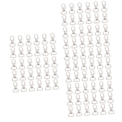 3 Sätze D Ringe Und Karabinerhaken Drehbare Schnappverschlüsse Für Diy Projekte Für Schlüsselanhänger Und Taschenaccessoires 30 Stück * 3 von Uonlytech