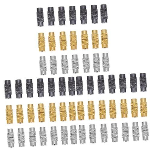 3 Sätze Messing Schraubverschlüsse Für Armbänder Und Schmuckverbinder Für Diy Projekte Leicht Und Langlebig Für Schmuckherstellung 120 Stück * 3 von Uonlytech