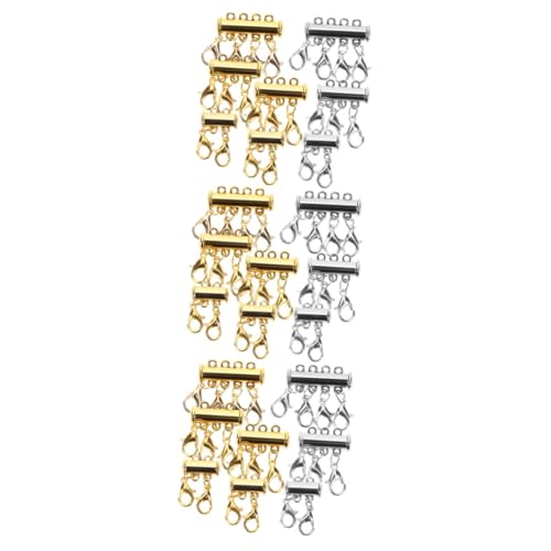 3 Sätze Teiliges Magnetverschluss Für Halskette Verstellbare Schmuckverschlüsse Für Mehrreihige Und Armbänder Langlebig Und Einfach Zu Verwenden 8 Stücke * 3 3 Sätze Teiliges Magnetverschluss Für Halskette Verstellbare Schmuckverschlüsse Für Mehrreihige Und Armbänder Langlebig Und Einfach Zu Verwenden 8 Stücke * 3 von Uonlytech