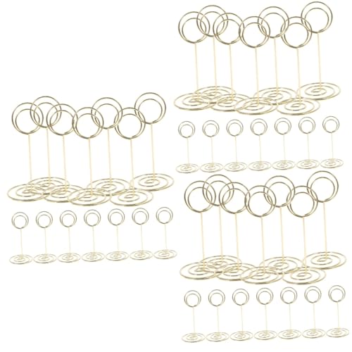 3 Sätze Teiliges Tischkartenhalter Aus Preisetiketten Clips Für Hochzeiten Partys Und Restaurants Stabile Und Elegante Präsentation Von Preisschildern Und 20 Stück * 3 von Uonlytech