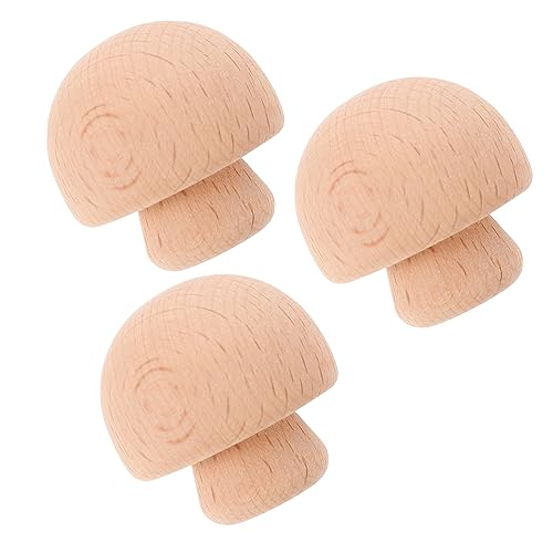 3 Stück Diy Holzpilze Unlackierte Holzfiguren für Handbemalbare Graffiti Spielzeuge zur Kreativen Gestaltung und Bastelprojekte 3 Stück Diy Holzpilze Unlackierte Holzfiguren für Handbemalbare Graffiti Spielzeuge zur Kreativen Gestaltung und Bastelprojekte von Uonlytech