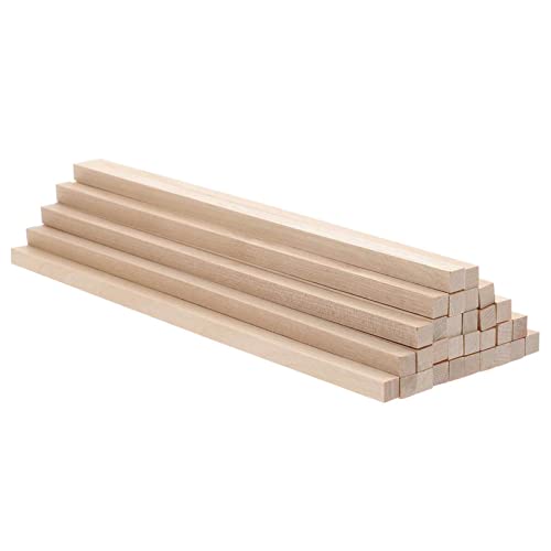 30 Stück Holz Dowel Stäbe Unbehandelte Quadratstäbe Hartholz für Diy Projekte und Bastelarbeiten für Modellbau und Dekoration 30 Stück Holz Dowel Stäbe Unbehandelte Quadratstäbe Hartholz für Diy Projekte und Bastelarbeiten für Modellbau und Dekoration von Uonlytech